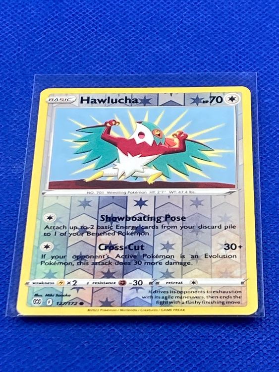 Pokemon Brilliant Stars Hawlucha 127 / 172 Reverse Holo EN Kaufen auf