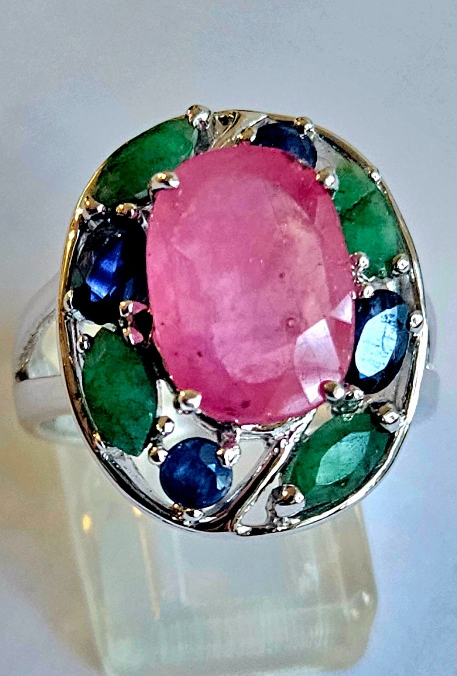 Bagues: Rubin Edelstein Ring – Neuf (Voir description) à Zürich par Benedikt21 8