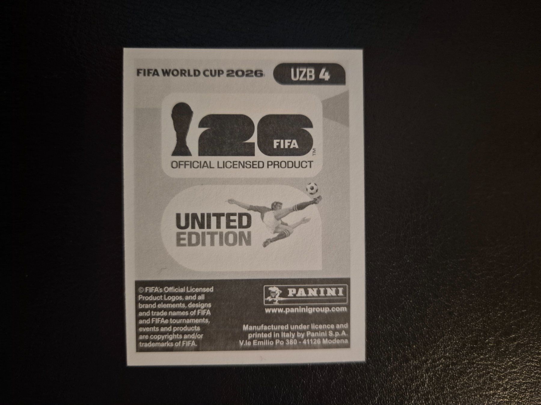 Panini Sammelbilder & Trading cards: Panini WM 26 UZB 4 – Neu (gemäss Beschreibung) aus Rorschacherberg von AJ3108 1