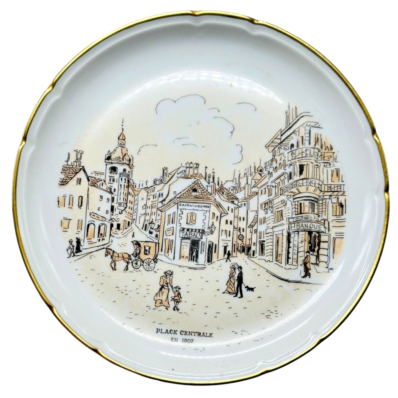 Piatti: Assiettes LANGENTHAL "Maison Bernoise" et "Place Centrale" – Usato da Morges venduto da mod_q7tt 1