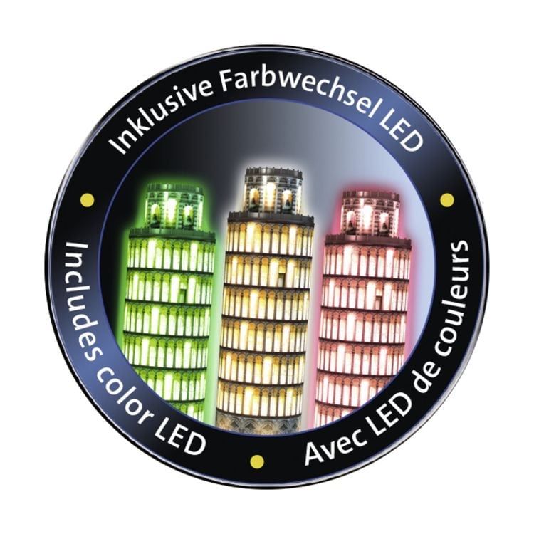 Ravensburger Puzzle: Ravensburger 3D Puzzle Turm von Pisa LED – Usato da Zuchwil venduto da simge_1907 4