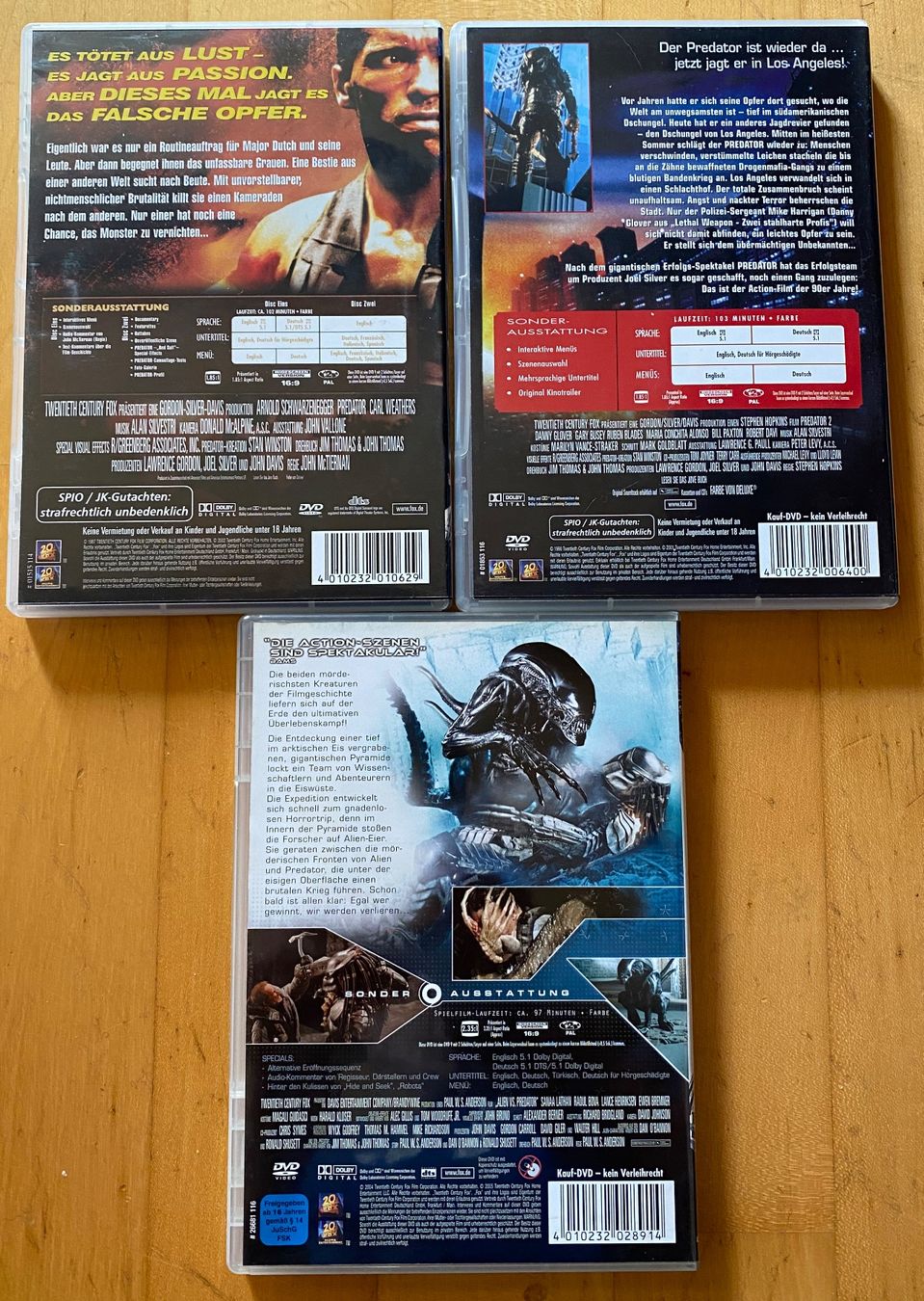 Tutti i DVDs: Predator Collection [4 DVDs] – Usato da Unterengstringen venduto da NOISE 1