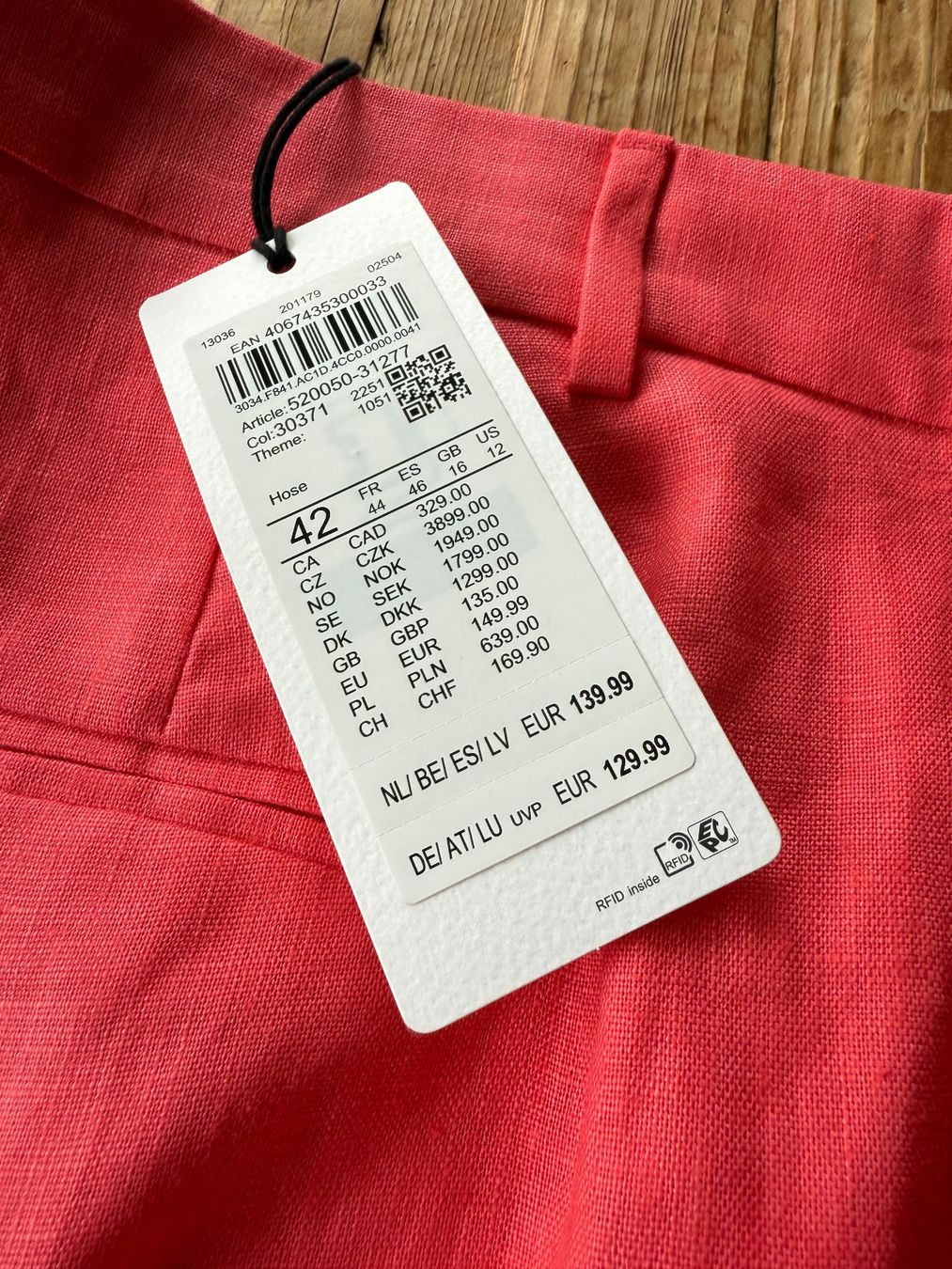 Gerry Weber Pantaloni: Neuware Gerry Weber Hose Gr. 42 Leinen – Nuovo e nell'imballaggio originale da Kirchdorf AG venduto da coco123 2