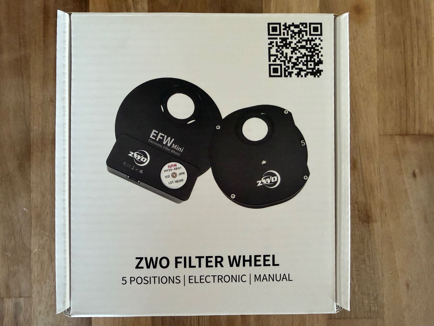 Zwo Télescopes: ZWO EFW Mini Filterrad 5 Positionen – D'occasion à Zürich par t33k4 2