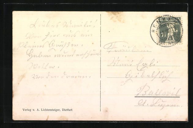 Cartoline postali: Benken, Gnadenkapelle Maria Bildstein, G – Usato da Berlin venduto da bartko-reher 1