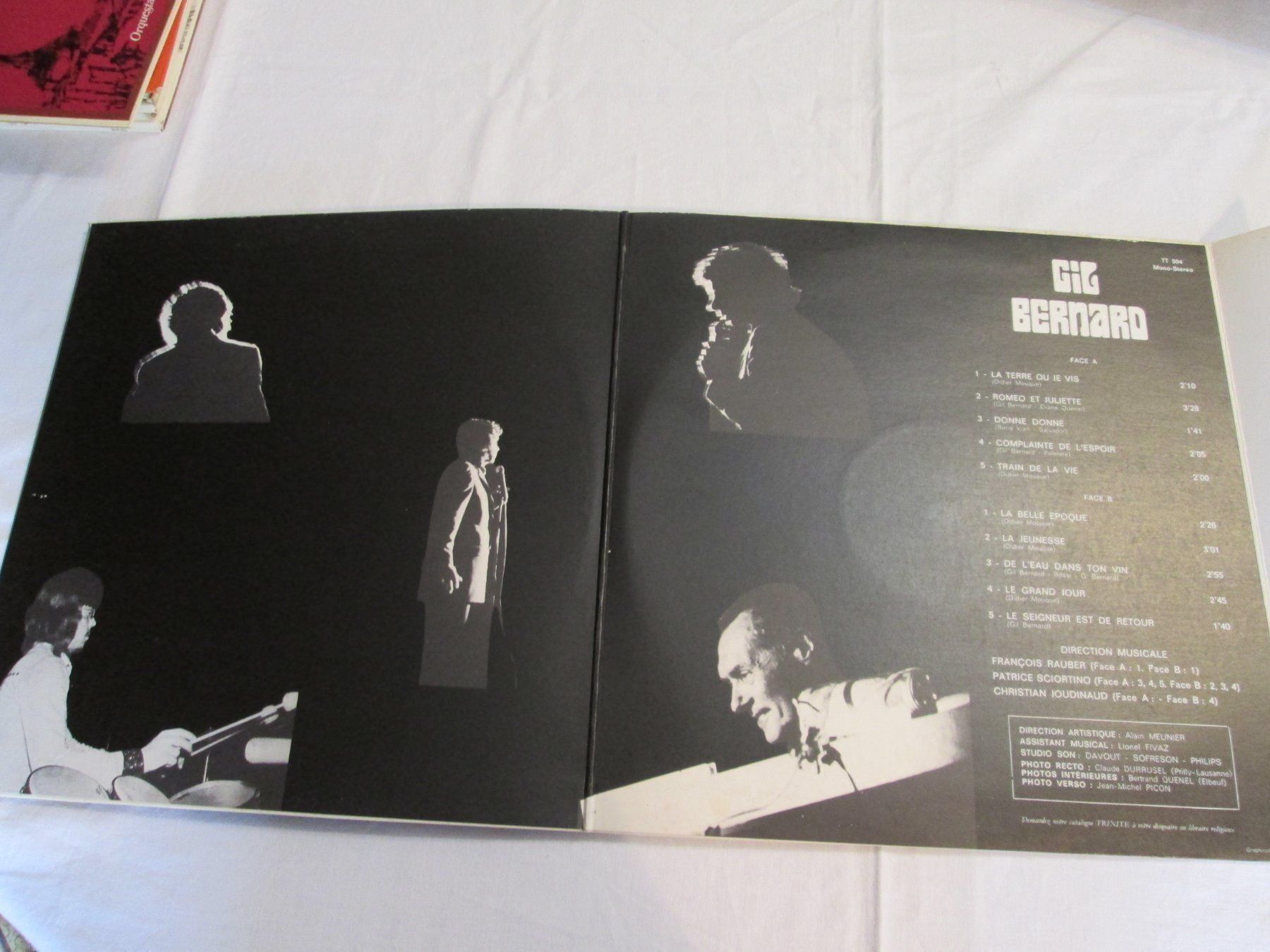 Dischi in vinile: Vinyle 33T Gil Bernard - Trinité TT 504 – Usato da la Chaux-de-Fonds venduto da Lampe 1