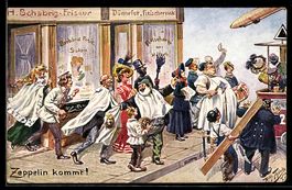 Arthur Thiele: Kunden vor Schabrig-Frise