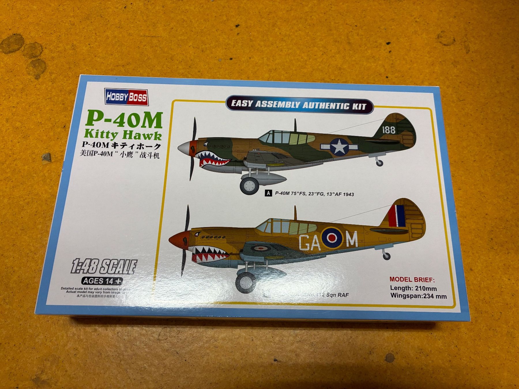 Kits de montage: P-40M Hobby Boss easy Assembly 1:48 – Neuf avec emballage d'origine à Rapperswil BE par Silverwings