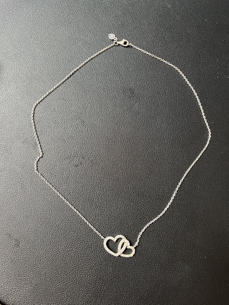 Ketten: Kette, Silber 925, Doppelherz – Gebraucht aus Herzogenbuchsee von Carla_8 4