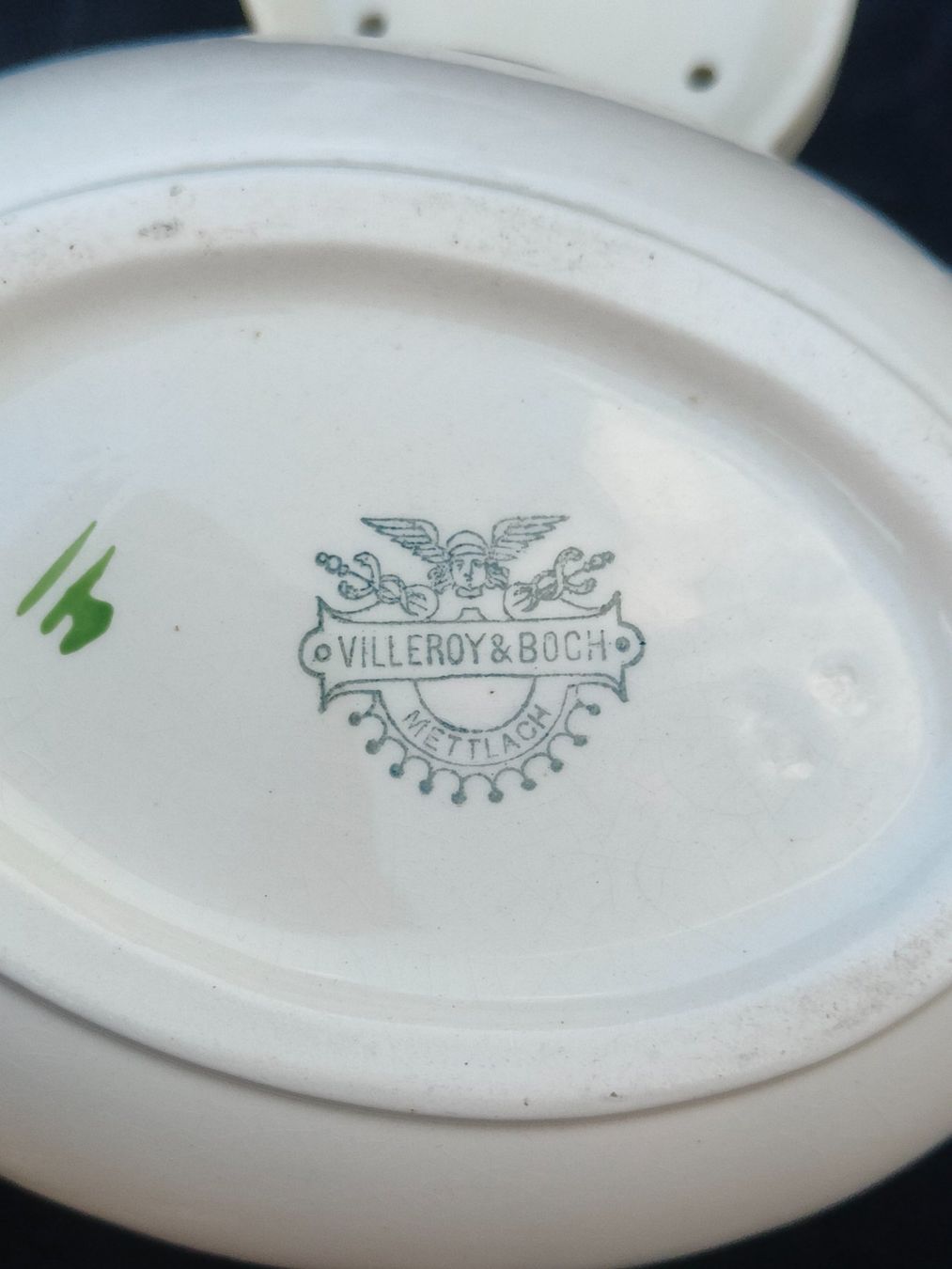 Villeroy & Boch Seifenschalen: Seifendose Keramik mit Deckel und Einsatz, von 1941 – Gebraucht aus Bauma von SwissMilitaria 3