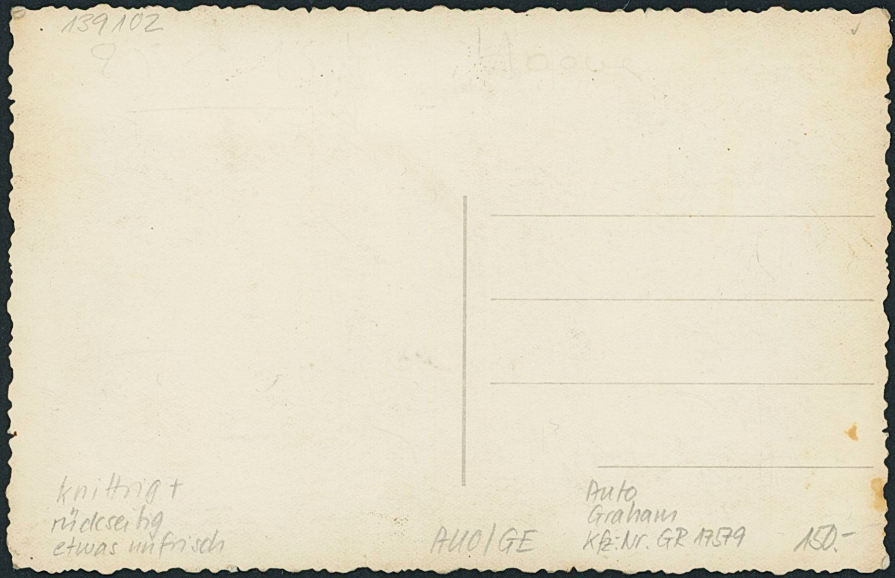 Cartoline postali: GE Genève - Auto - Graham – Nuovo (secondo la descrizione) da Schindellegi venduto da dolpitz 1