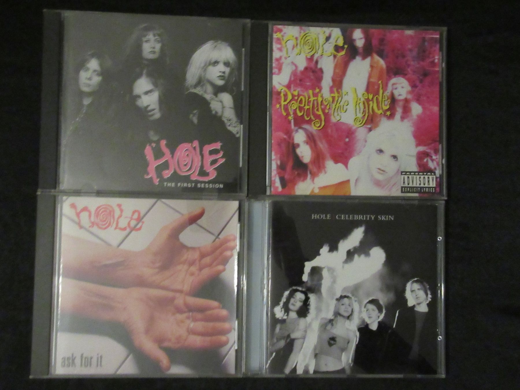 CD: Hole- 4 CD's - First Session, Pretty, Ask for it, Celebrity – Usato da Bern venduto da Mariana7