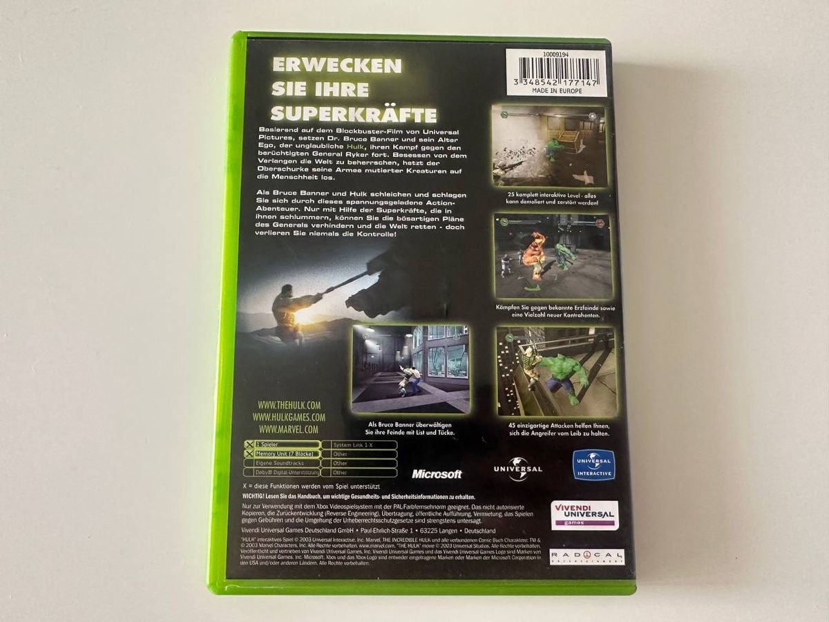 Jeux: Hulk, Xbox – D'occasion à Couvet par Aura_aura 2