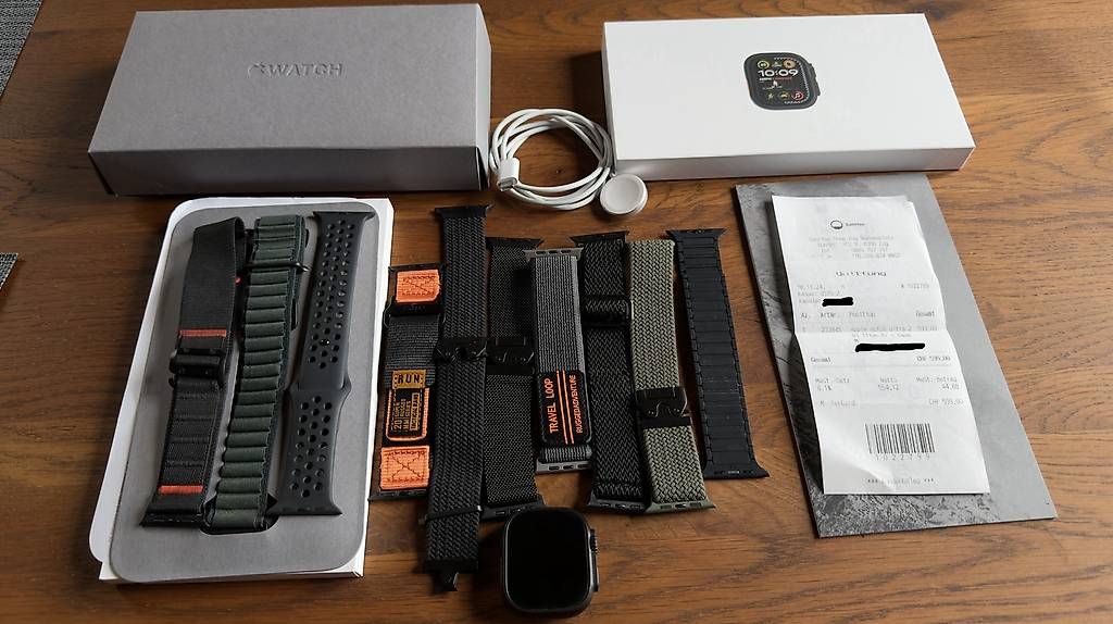 Apple Smartwatch: Apple Watch Ultra 2, Schwarz – Gebraucht aus Mühlau von L7E