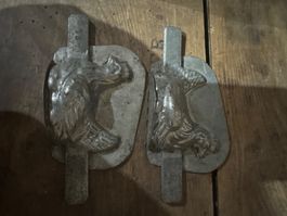 Ancien Moule chocolat schokoladenform 6cm poule huhn