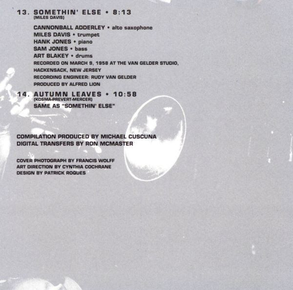 CDs: Miles Davis CAPITOL BLUE NOTE YEARS  Cannonball Adderley CD – Gebraucht aus Kandergrund von Sososo 3