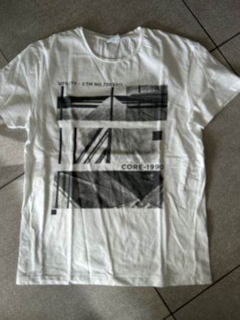 T Shirt JACK & JONES blanc gr. S
