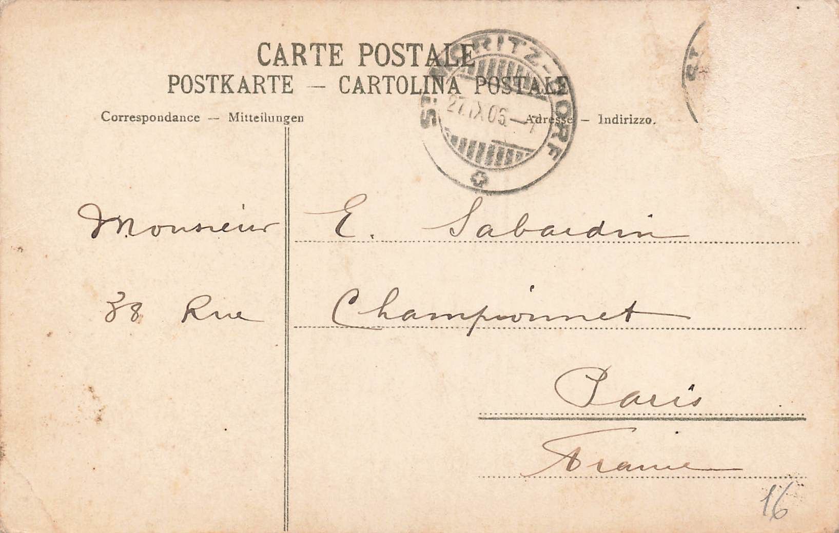 Cartoline postali: Samedan Engadin GR Postkutsche – Usato da Biasca venduto da Blenio71 1