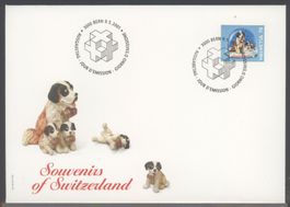 2001, FDC, Dauermarke B-Post, aus Dispenser