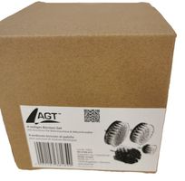 Bürsten - Set 4-teilig von AGT mit Anschluss Bohrmaschine