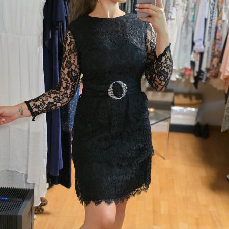🖤Vera Mont Paris Vintage Kleid Spitze 60er Jahre Gr. M