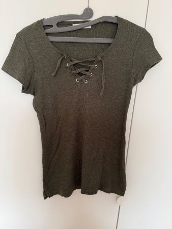 Damen T-Shirt FB Sister grün Grösse S guter Zustand