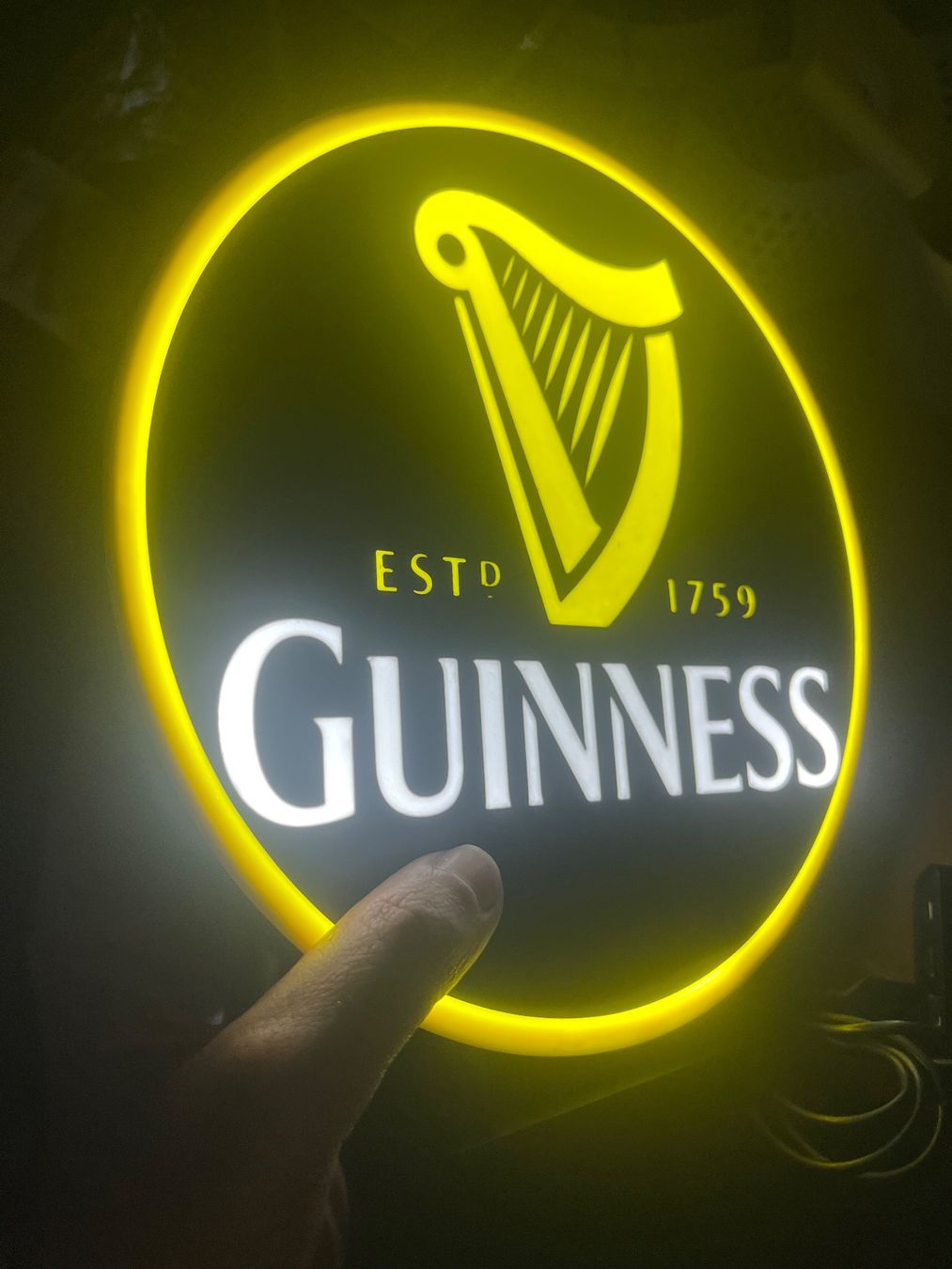 Lampade: Lampe lightbox décoration Guinness – Nuovo (secondo la descrizione) da Noville venduto da Berlusconi55