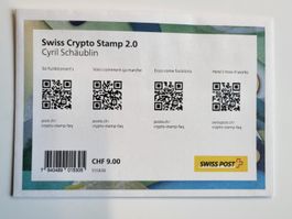(601) Crypto Stamp 2.0 «Cyril Schäublin» ungeöffnet!!
