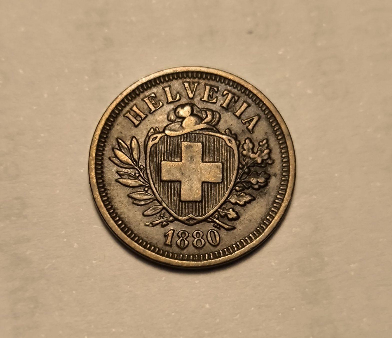 Tutti le monete: 1 Rappen 1880 – Usato da Nyon venduto da AlexKey71