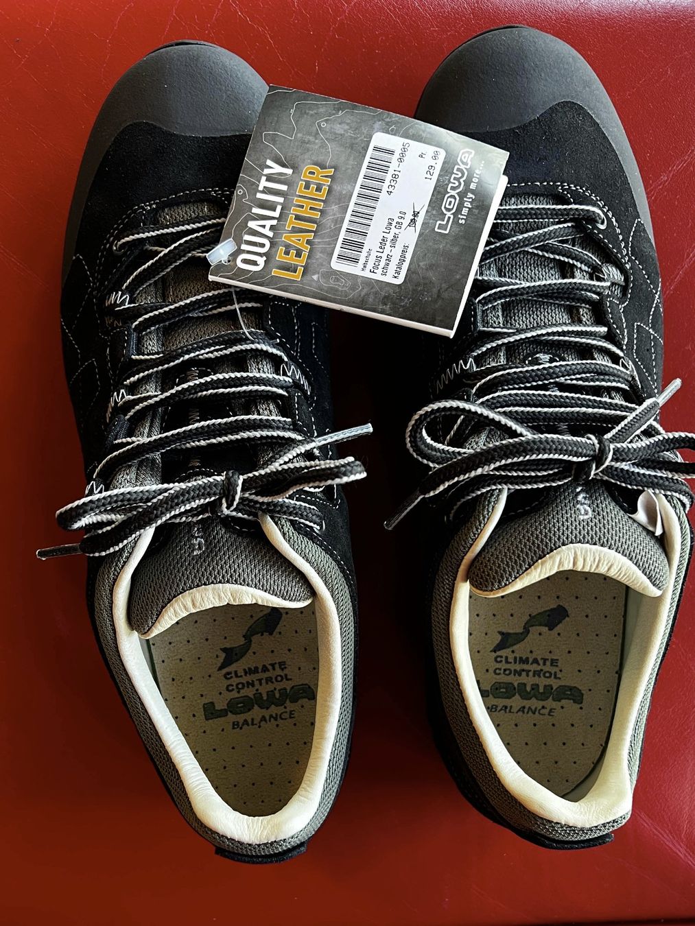 Scarpe da uomo: Lowa Trekkingschuhe Leder schwarz neu – Nuovo e nell'imballaggio originale da Wabern venduto da Dimidami