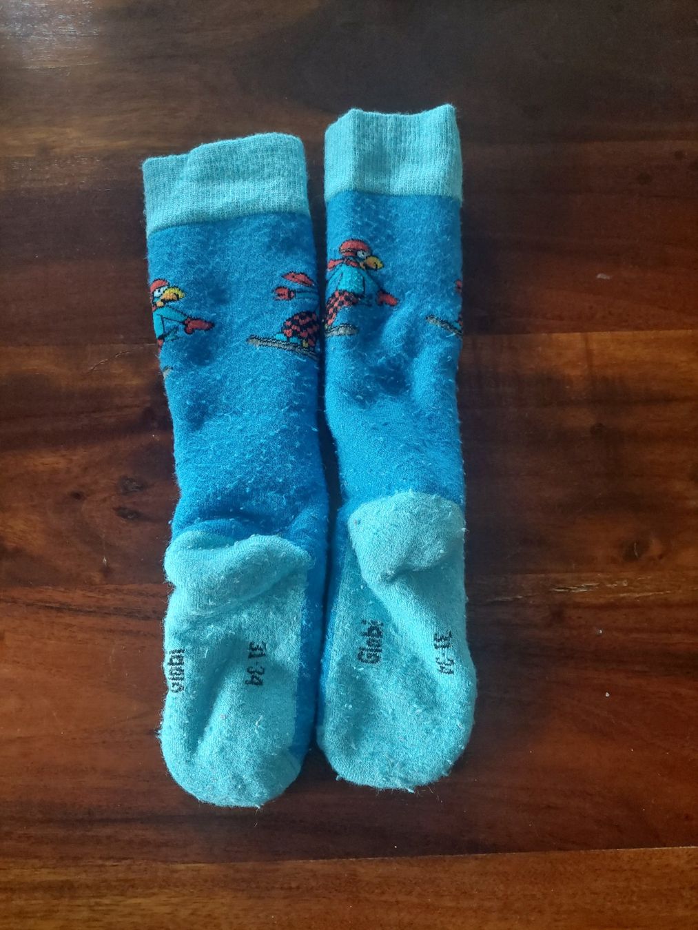 Rohner Calze per bambini: Rohner Globi Ski Socken Grösse 31-34 – Usato da Beckenried venduto da Havacola 3