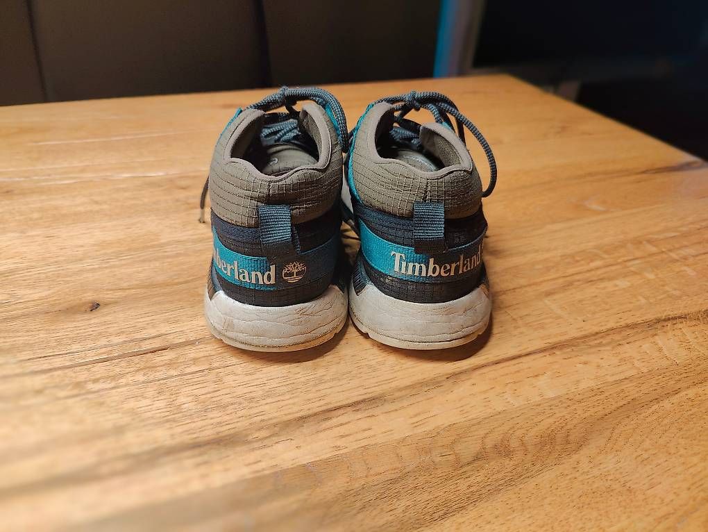 Timberland Scarpe da uomo: Sneakers Timberland A43RU - Taille 40 - Gris/Turquoise – Usato da Pâquier-Montbarry venduto da joris.blanc 2