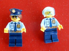 Lego Minifigur Polizei: Polizistin und Polizist