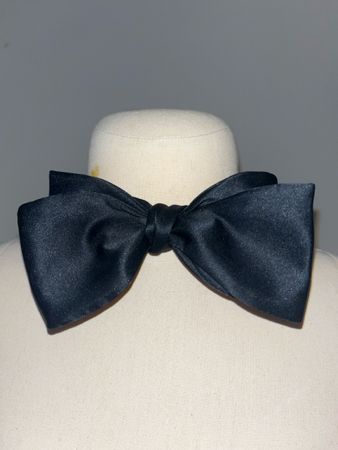 Fliege Dunkelblau Selber Binden Polyester