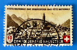 Nr.B 20 mit Stempelt 1943 Pro Patria   