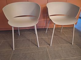 Neuwertige Stühle Conza- Schalenstühle 