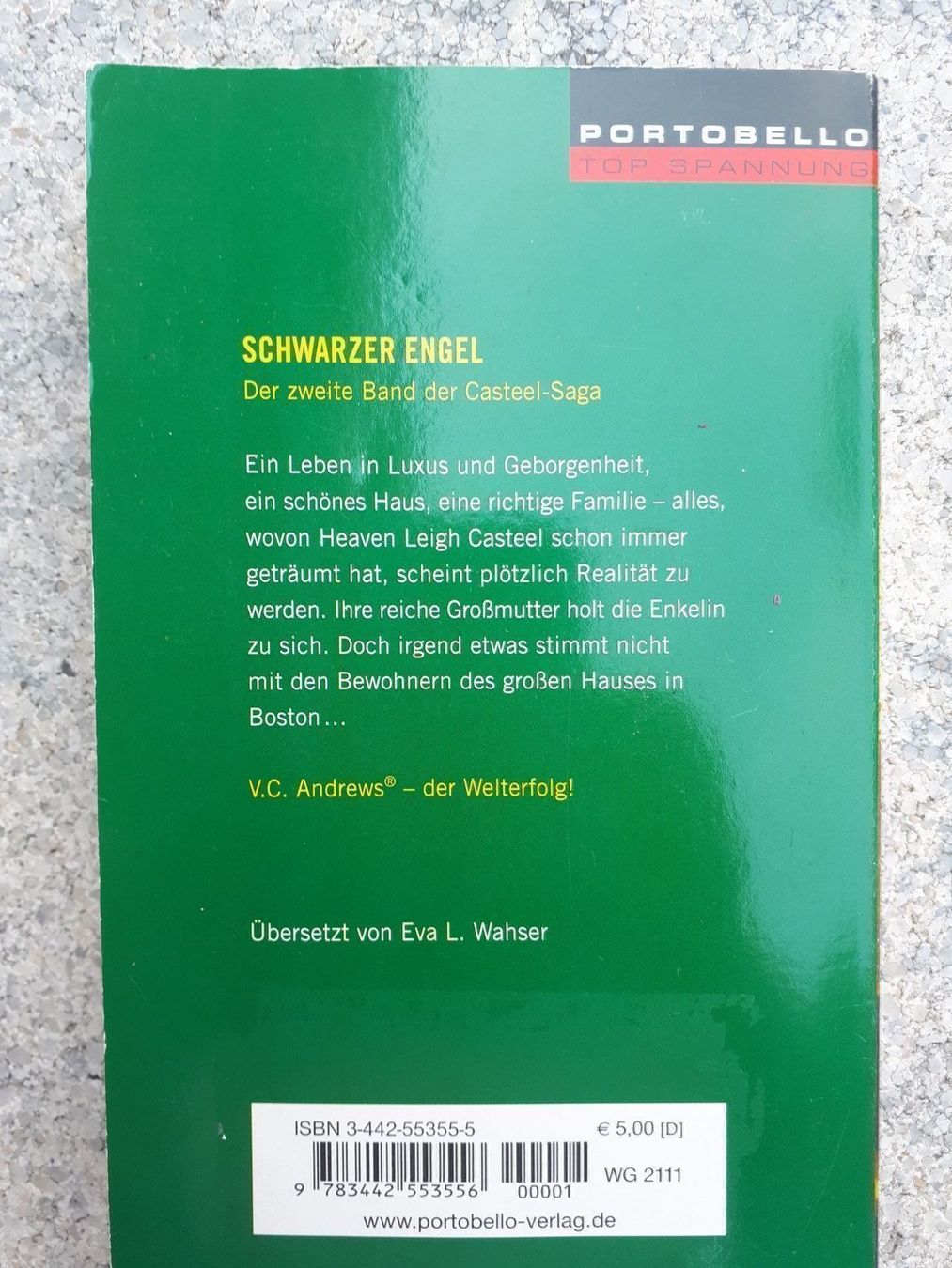 Libri: V.C. Andrews Schwarzer Engel – Usato da Basel venduto da Alacant 1