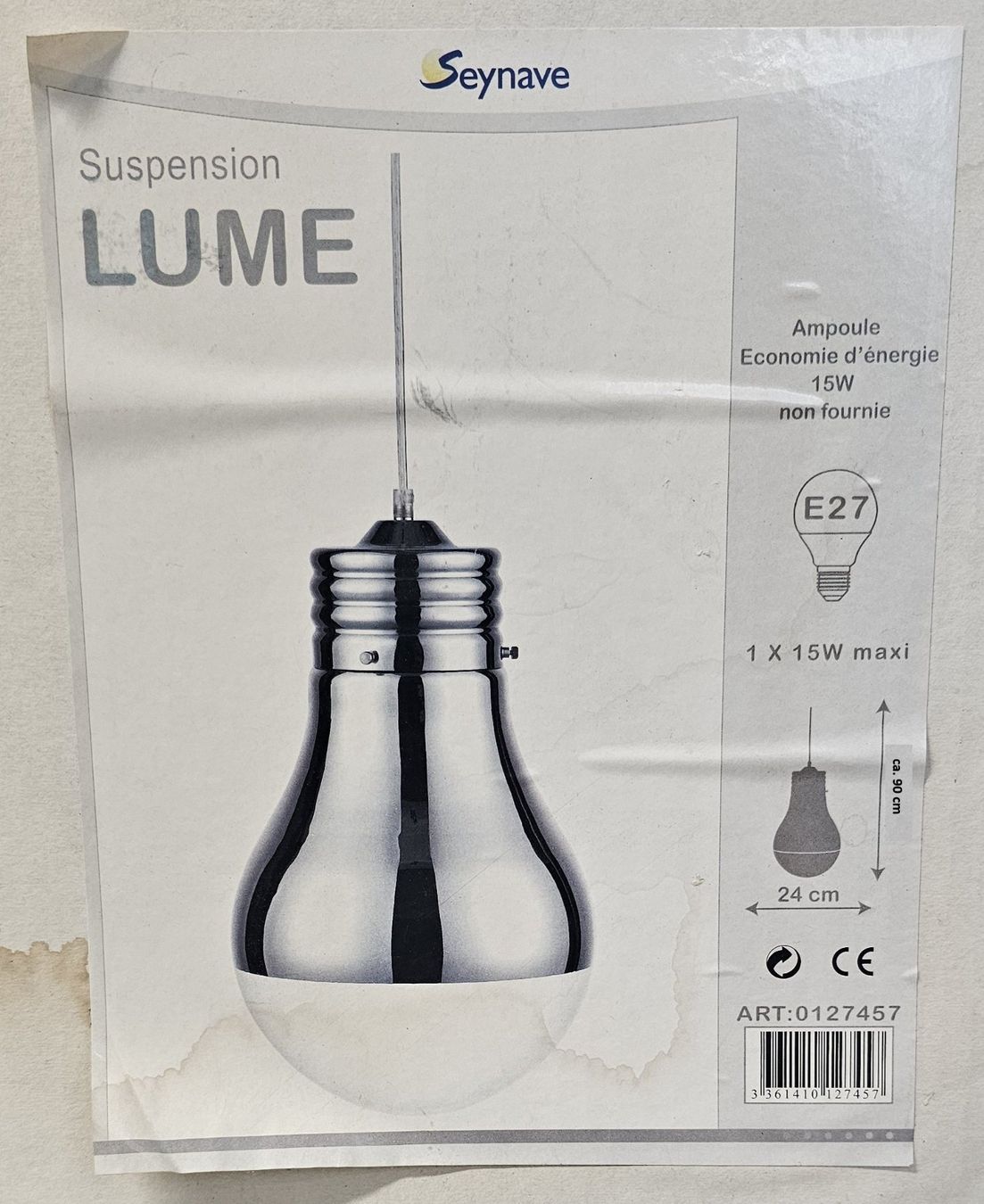 Lampadari & plafoniere: Decken Hängelampe Seynave Suspension LUME – Usato da Birsfelden venduto da missnamrit