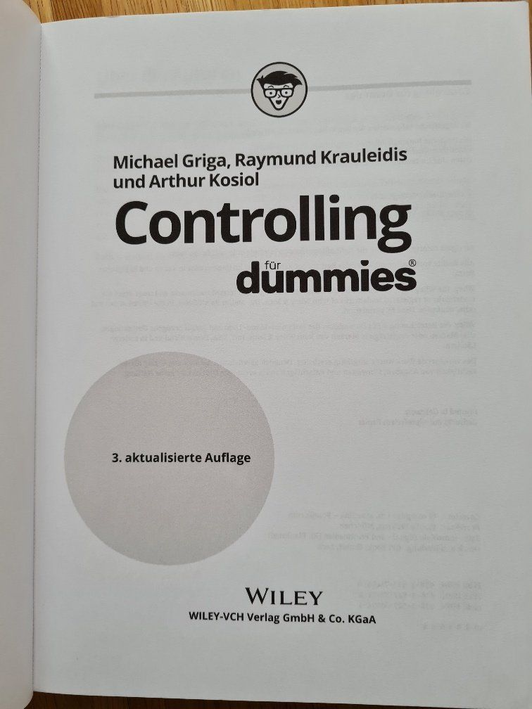 Libri: Buch Controlling für dummies – Nuovo (secondo la descrizione) da Luzern venduto da katrinmat 2