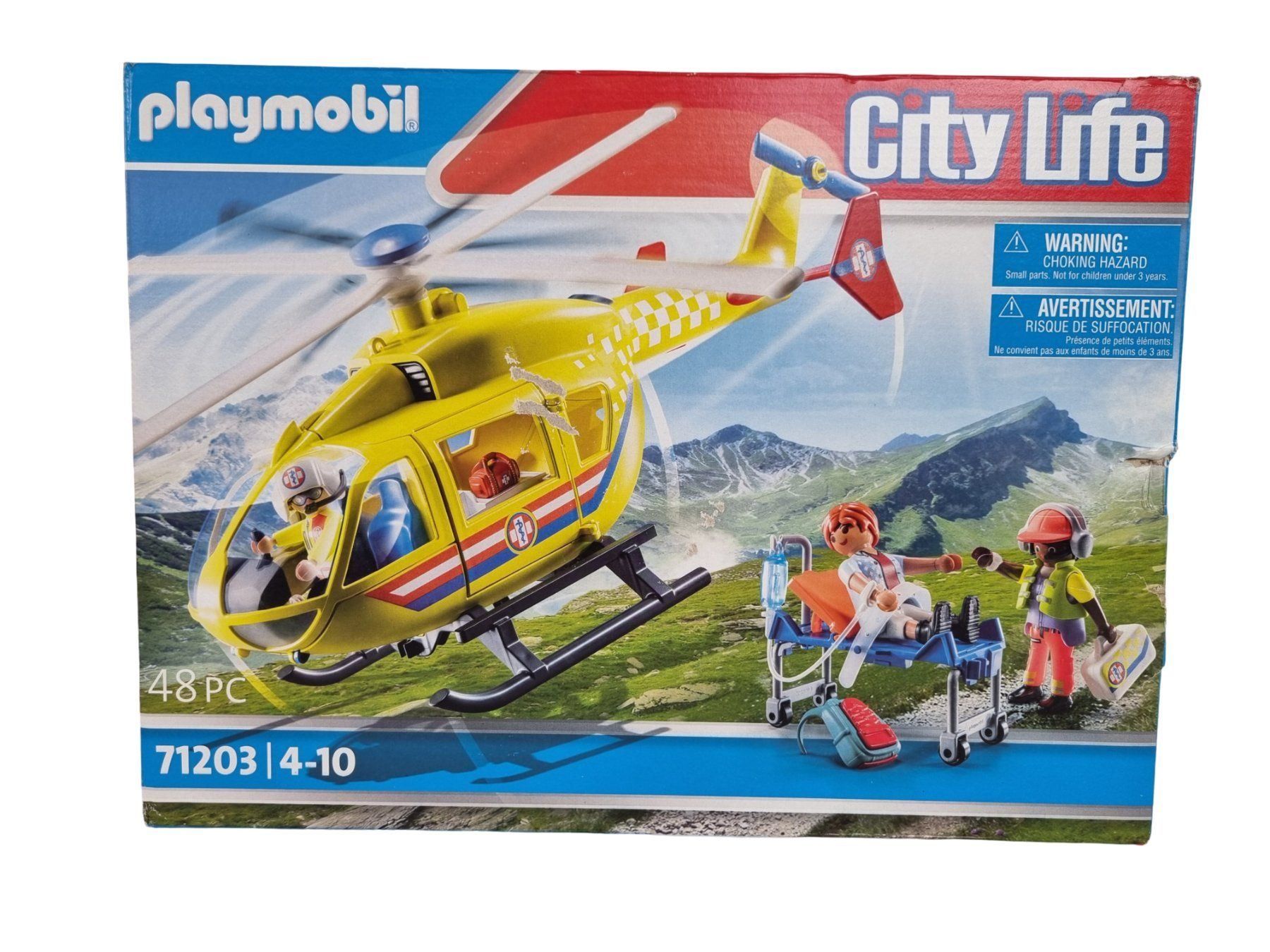 Playmobil Giocattoli: PLAYMOBIL Rettungshelikopter 71203 – Usato da Wangen b. Olten venduto da Restwert_Wangen