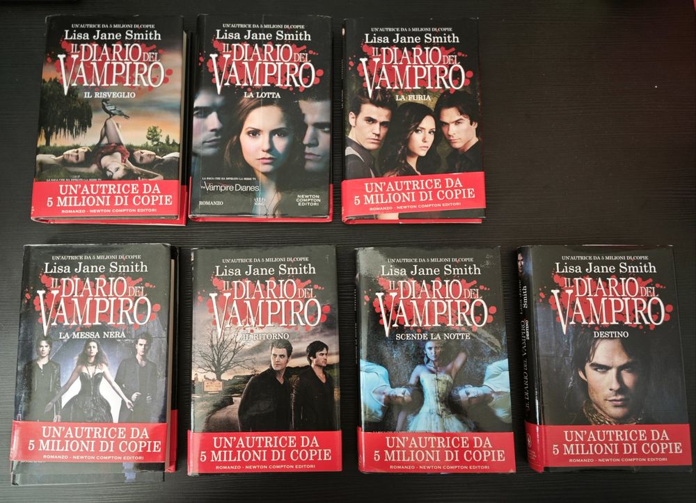 7 x libri - The Vampire Diaries