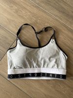 Sports bra grey white black M