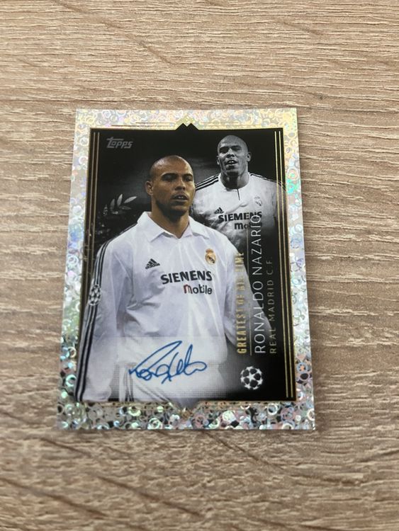 Topps Champions League 2023-24 Ronaldo R9 Signature (Neu (gemäss ...