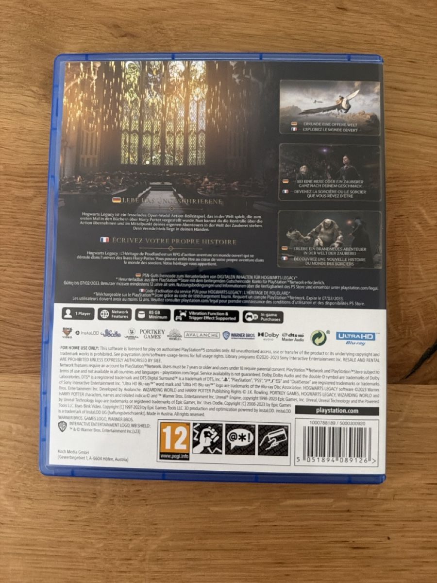 Giochi: Hogwarts Legacy Ps5 – Usato da Hagendorn venduto da masterchieff 1
