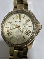 Montre Fossil dorée avec strass occasion 42