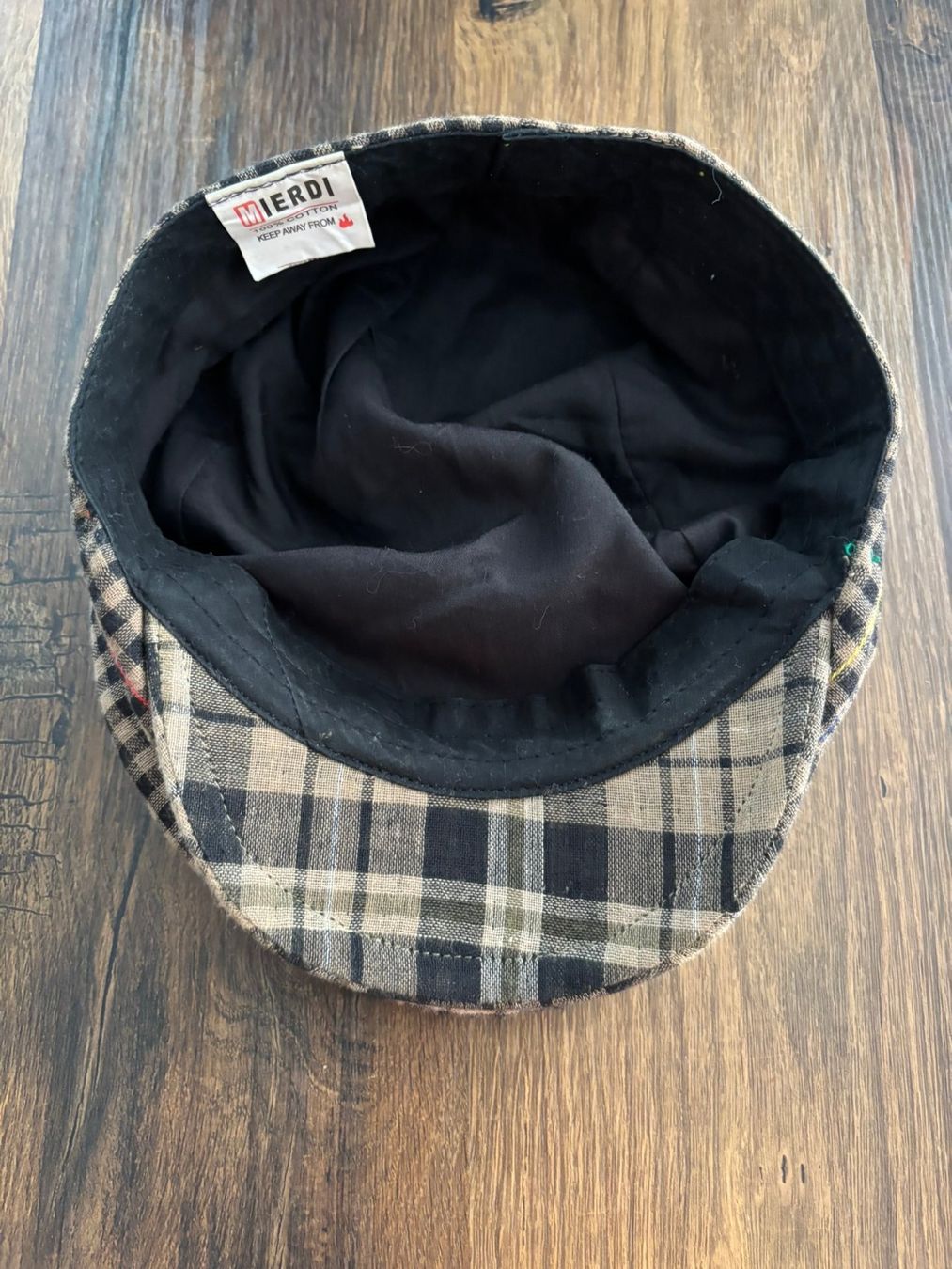 Copricapi, berretti & cappellini: Dächlikappe braun/beige/schwarz – Nuovo (secondo la descrizione) da Kleinandelfingen venduto da Baba23 1