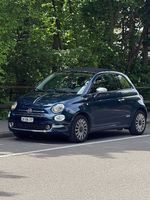Sparsamer kleiner Flitzer in Cosmosblau Fiat 500 Cabrio