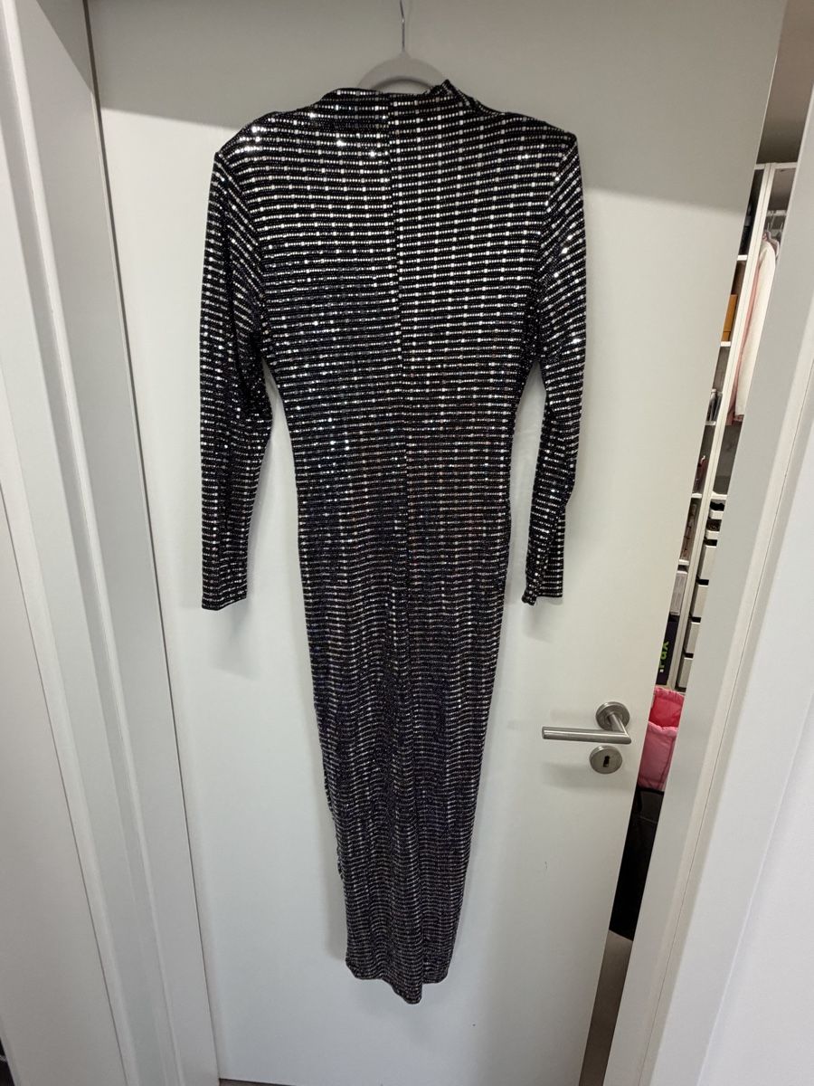 Kleider: Vestito glitter argento – Neu (gemäss Beschreibung) aus Cademario von Yleeyle 1