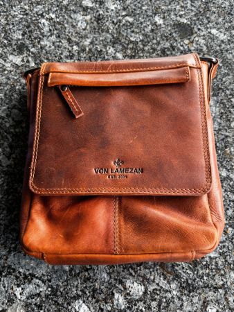Herren Umhängetasche Vintage Leder