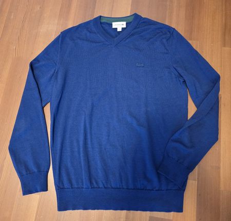 Lacoste Pullover, Grösse L in dunkelblau